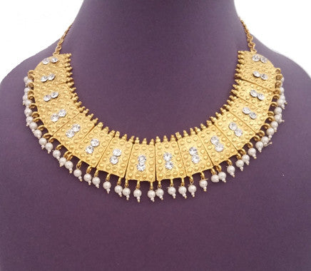 Kuchipudi Bharatanatyam Short Necklace - SN2216