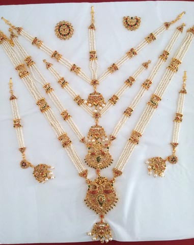 Kuchipudi dance jewellery sets top