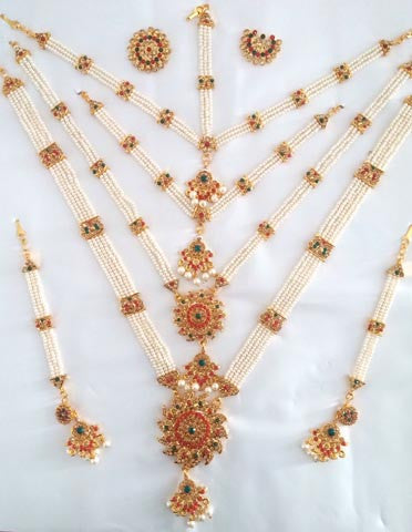 Bharatanatyam jewellery full set online