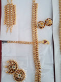 Red Enamel Kerala Pallak Set Indian Classical Dance-KRL702R