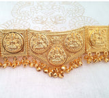 Plain Gold Laxmi Waist Belt Oddiyannam WB4501