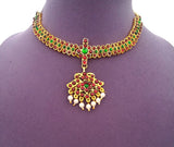 Kuchipudi Bharatanatyam Short Necklace - SN2213