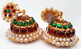 Kempu Pearl Jhumki Earrings - JMK2531