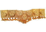 Plain Gold Laxmi Waist Belt Oddiyannam WB4501