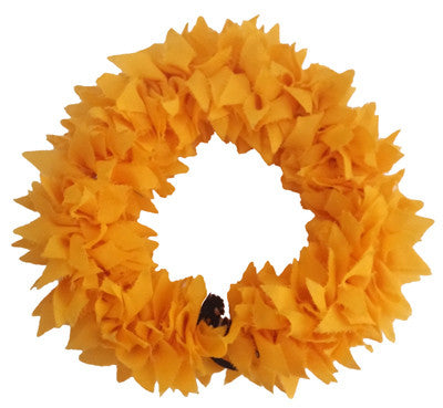 Synthetic Cloth Yellow Flower Veni