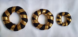 Gold Lace Soft Hair Donut Ring