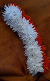 Soft Cloth White & Orange Spike - 3 Strings