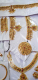 Multi Color Stones Dance Jewelry Set for Kuchipudi Bharatanatyam STNSET808