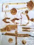 Multi Color Kemp Dance Jewelry for Kuchipudi Bharatanatyam KIDSET15