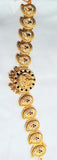 Kids Plain Gold Mango Waist Belt Oddiyannam WB4509