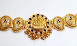 Kids Plain Gold Mango Waist Belt Oddiyannam WB4509
