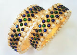 Blue and Green Kemp Imitation Bangles