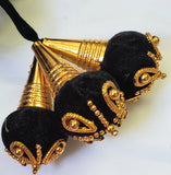 Fancy Jada Gantalu Kunjalam Gold beads - KUPPUF14
