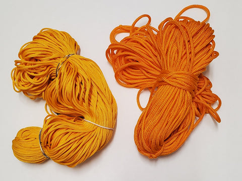 Yellow Orange Silk Thread 1 Meter