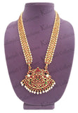 Temple Design Long Necklace Haaram - LN2020