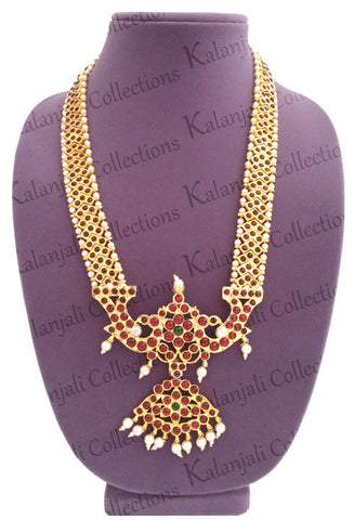 Kuchipudi Jewellery, Bharatanatyam Jewelry, temple design necklace