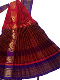 Bharatanatyam Dress Dark Red Purple