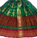 Bharatanatyam Dress Dark Green Maroon