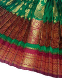 Bharatanatyam Dress Dark Green Maroon