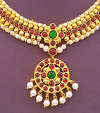 Kuchipudi Bharatanatyam Short Necklace - SN2228R