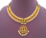 Kuchipudi Bharatanatyam Short Necklace - SN2228R