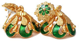 Kerala Style Palakka Earrings - EJK2603G