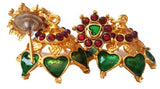 Kerala Style Palakka Earrings - EJK2606G