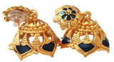 Kerala Style Palakka Earrings - EJK2607B
