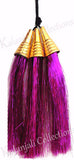 Metalic Shining Fancy Kunjalam - Fuschia Pink