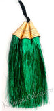 Metalic Shining Fancy Kunjalam -  Dark Green