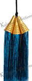 Metalic Shining Fancy Kunjalam - Navy Blue