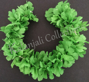 Synthetic Cloth Green Flower Stream- 1'