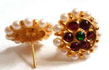 Pearl Kempu Jhumki Studs - JMKSTUD1