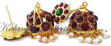Kempu Pearl Jhumki Earrings - JMK2508