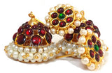 Kempu Pearl Jhumki Earrings - JMK2512