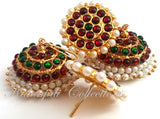 Pearl Kempu Jhumki Earrings - JMK2517G