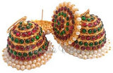 Pearl Kempu Jhumki Earrings - JMK2525