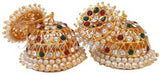 Multi Color Stones Jhumki Earrings - JMK2521M
