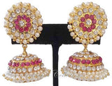 Elegant Stones Jhumki Earrings - JMK2522P