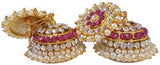 Elegant Stones Jhumki Earrings - JMK2522P