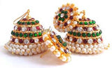 Stones Kempu Jhumki Earrings - JMK2523