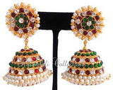 Stones Kempu Jhumki Earrings - JMK2523
