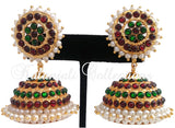 Kempu Jhumki Earrings - JMK2526