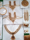 Kemp Stone Dance Jewelry for Kuchipudi Bharatanatyam KMPSET519