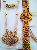 Kemp Stone Dance Jewelry for Kuchipudi Bharatanatyam KMPSET519