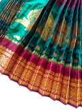 Kuchipudi Dress Dark Green Maroon