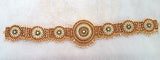 Temple Design Kempu Waist Belt - Oddiyannam