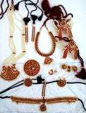 Original Temple Jewelry Set for Kuchipudi Bharatanatyam TMPSET-11