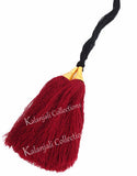 Fancy Plain Thread Kuchulu for Folk Dance  - Maroon