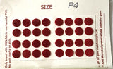 Plain Dark Red Round Bindi